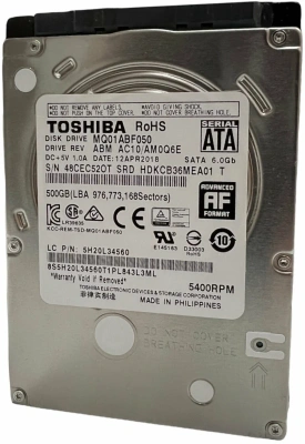 Toshiba 500 Гб MQ01ABF050 Жесткий диск 2