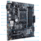 ASUS PRIME A320M-A RTL Материнская плата 90MB0VA0-M0AAY0 2
