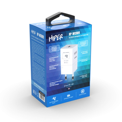 HIPER HP-WC009 Сетевое зарядное устройство 1