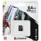 Kingston Canvas Select Plus microSDXC 64 ГБ Карта памяти SDCS2/64GBSP
