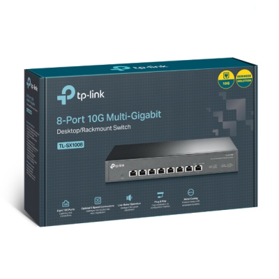 TP-Link TL-SX1008 Коммутатор неуправляемый 4