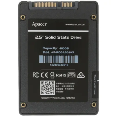 Apacer AS340 480Гб SSD Жесткий диск AP480GAS340G-1 4