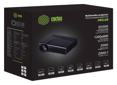 Cactus CS-PRO.09WT.WXGA-A Проектор 2