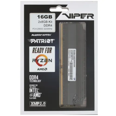 Patriot Viper 4 Blackout 16GB Модуль памяти PVB416G320C6K 2