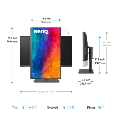 BENQ PD2705U 9H.LKDLA.TBE Монитор 7