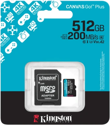 Kingston SDCG4/512GB Карта памяти 2