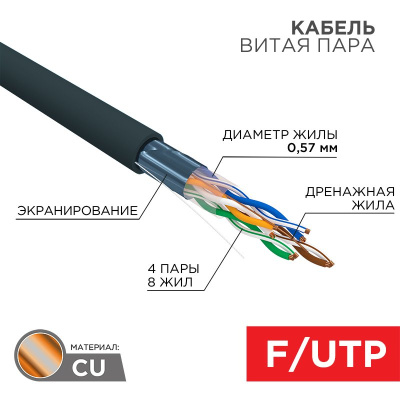 Rexant 01-0158 Кабель витая пара