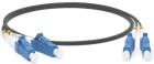 Hyperline FC-D2-503-LC/PR-SC/PR-H-5M-LSZH-BK Патч-корд