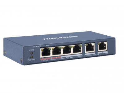 Hikvision DS-3E0106P-E/M Коммутатор  1