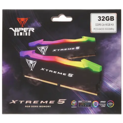 Patriot Memory Viper Xtreme 5 RGB 32GB Модуль памяти PVXR532G80C38K 3