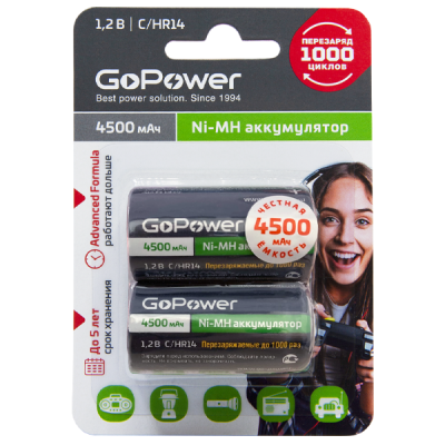 GoPower HR14 00-00018322 Аккумулятор бытовой 4