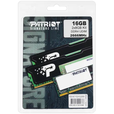 Patriot Signature Line 16GB Модуль памяти PSD416G2666K 2