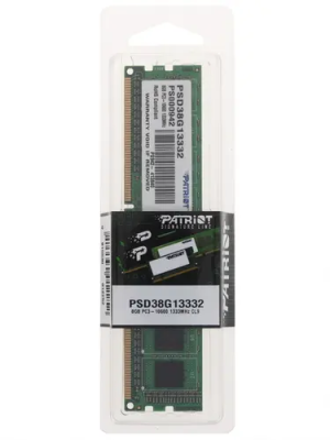 Patriot Signature 8GB Модуль памяти PSD38G13332 2