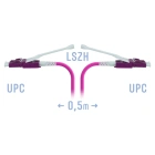 SNR SNR-PC-LC/UPC-MM4-DPX-HD-0,5m (2,0) Патчкорд оптический