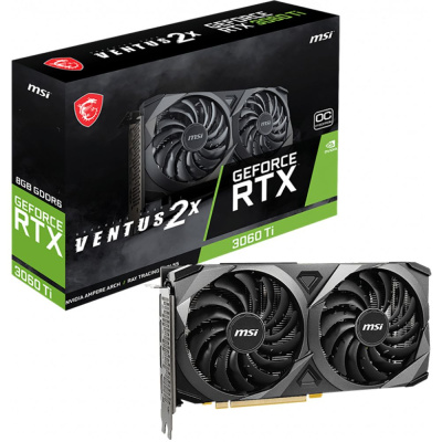 MSI RTX 3060 TI VENTUS 2X 8G OCV1 LHR Видеокарта