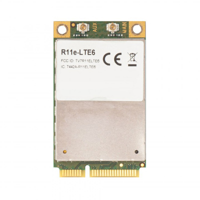 MikroTik R11E-LTE6 Радиокарта miniPCI-e LTE 1