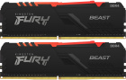 Kingston FURY Beast RGB KF437C19BBAK2/16 Память оперативная 16GB  