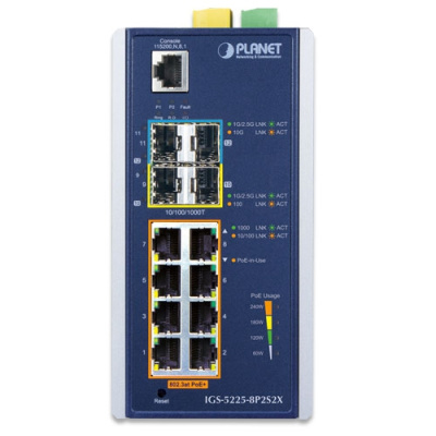 PLANET IGS-5225-8P2S2X Коммутатор 