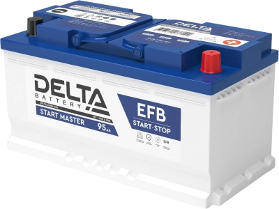 DELTA START MASTER 95 AH EFB Аккумуляторная батарея 1