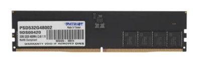 Patriot Signature Line PSD532G48002 32 ГБ Оперативная память