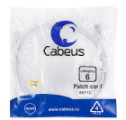 Cabeus PC-UTP-RJ45-Cat.6-1.5m-WH Патч-корд U/UTP
