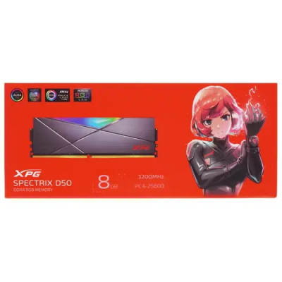 ADATA XPG SPECTRIX D50 RGB 8GB Оперативная память AX4U32008G16A-ST50 2
