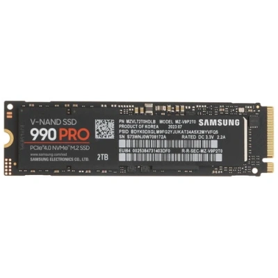 Samsung 990 PRO 2TB MZ-V9P2T0B/AM SSD накопитель