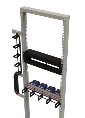 Hyperline ORL1-32-RAL7035 Открытая стойка 5