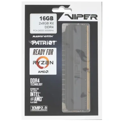 Patriot Viper 4 Blackout 16 ГБ PVB416G300C6K Оперативная память 2