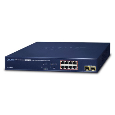 Planet GS-4210-8P2S Коммутатор 