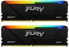 Kingston FURY Beast Black RGB KF432C16BB2AK2/16 Модуль памяти