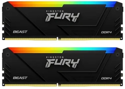 Kingston FURY Beast Black RGB KF432C16BB2AK2/16 Модуль памяти