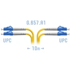 SNR SNR-PC-LC/UPC-DPX-A-10m Патчкорд оптический