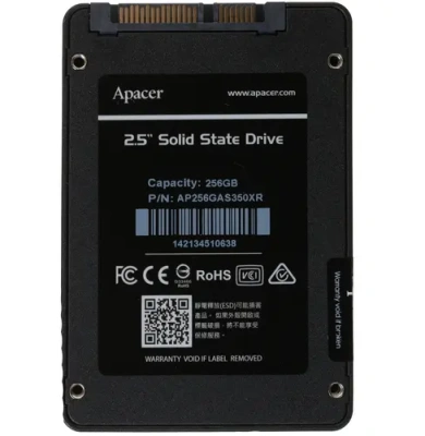 Apacer AS350X 256 ГБ SATA 2.5 SSD Жесткий диск AP256GAS350XR-1 3