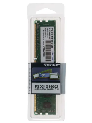 Patriot Signature 4GB Модуль памяти PSD34G16002 2