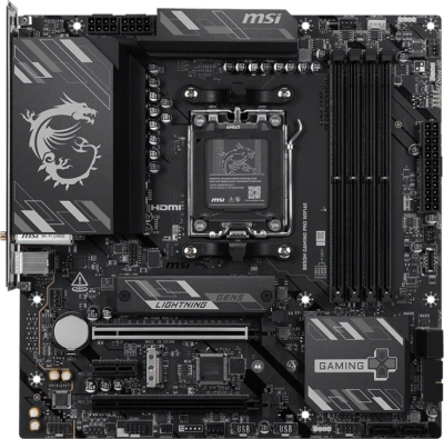 MSI B850M GAMING PRO WIFI6E Материнская плата