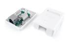 Hyperline SB1-1-8P8C-C6-SH-WH Розетка компьютерная