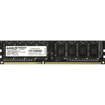 AMD Radeon R5 Entertainment Series 2GB Оперативная память R532G1601U1S-UO
