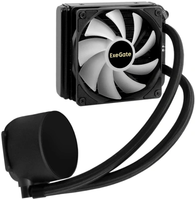 Exegate BlackWater-120V3.PWM.RGB EX298720RUS Комплект водяного охлаждения 1