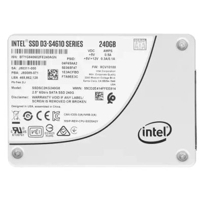 Intel D3-S4610 Series 240GB 2.5 SSD Накопитель SSDSC2KG240G801 1