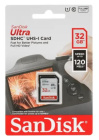 SanDisk Ultra SDHC 32GB UHS-I Карта памяти SDSDUN4-032G-GN6IN
