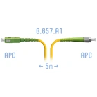 SNR SNR-PC-FC/APC-SC/APC-A-5m Патчкорд оптический