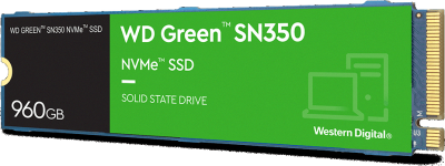WD Green SN350 WDS960G2G0C Твердотельный накопитель