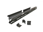 Hyperline CMF-OTR-42U-89x106-C-RAL9005 Вертикальный кабельный организатор