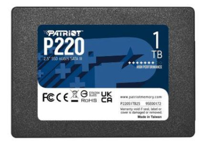 Patriot P220 1TB Накопитель SSD P220S1TB25