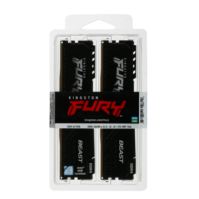 Kingston FURY Beast Black KF432C16BB1K2/32WP Память оперативная 2