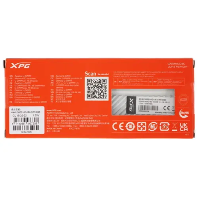 ADATA XPG GAMMIX D45 16GB Оперативная память AX4U360016G18I-CWHD45 3