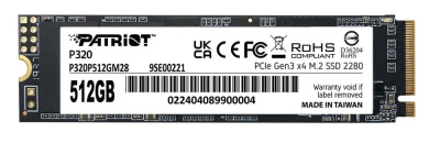 Patriot P320P512GM28 Накопитель SSD