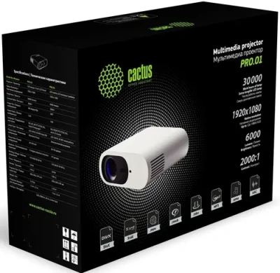 Cactus CS-PRO.01WT.WUXGA Проектор 4