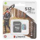 Kingston Canvas Go! Plus microSDXC 512 ГБ Карта памяти SDCG3/512GB